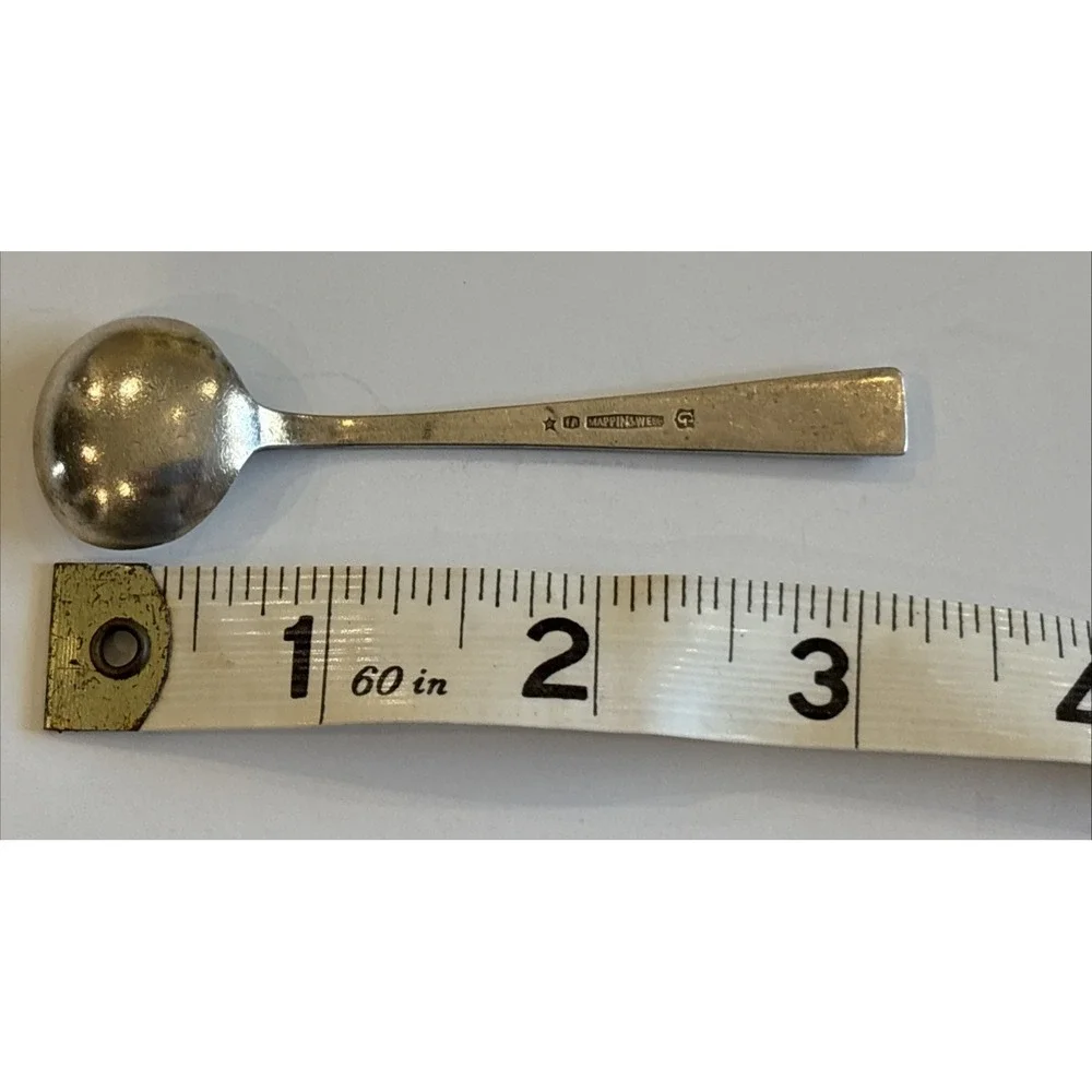P&O Mappin and Webb Silverplate Salt/Condiment Spoon Navigation Cruise Flatware